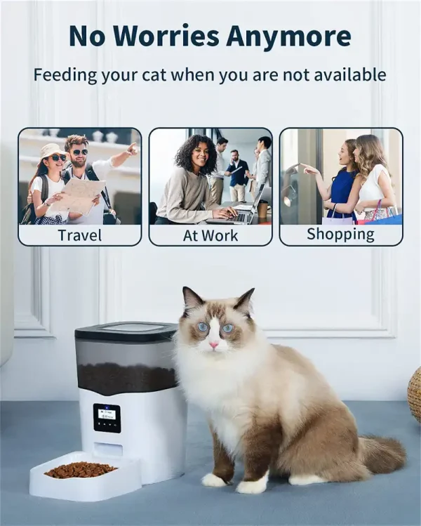 DL3L-S 3L智能狗猫宠物喂食器 - 图片 6
