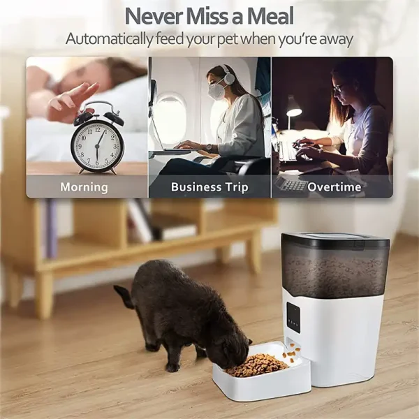 DL3L-S 3L智能狗猫宠物喂食器 - 图片 2