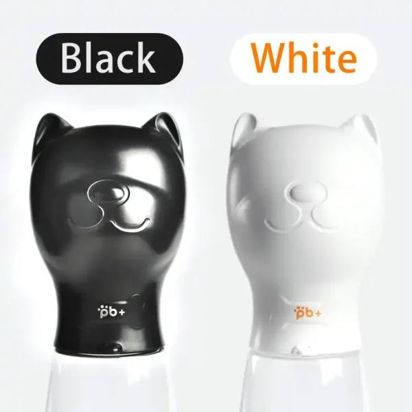C81 480ml扁平宽嘴犬用防漏宠物水杯 - 图片 4