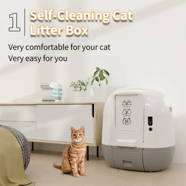 臭氧智能自动猫砂盆带踏板 - 图片 6