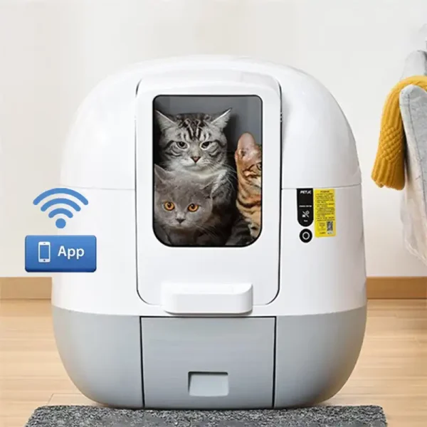 臭氧智能自动猫砂盆带踏板