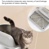 20L易清洗不锈钢猫砂盆箱勺和踏板 - 图片 6